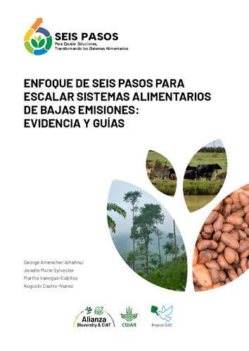 Enfoque de seis pasos para escalar sistemas alimentarios de bajas emisiones: evidencia y guías
